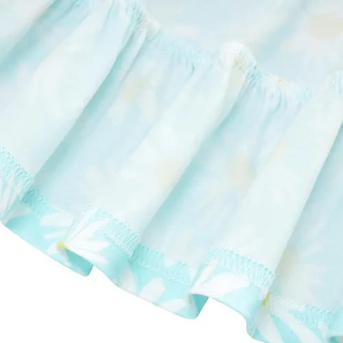 Miniatura 5 de Vieille Vestido de verano para niñas pequeñas, con volantes, sin mangas, casual, vestido de playa, escalonado, vestido de princesa para 2-8 años