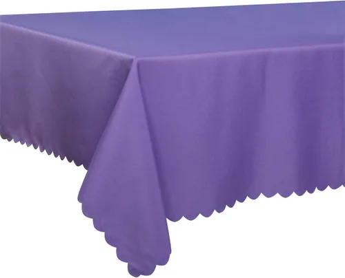 Miniatura 15 de Queenbox - Mantel rectangular rectangular de poliéster para bodas, fiestas, hoteles, restaurantes