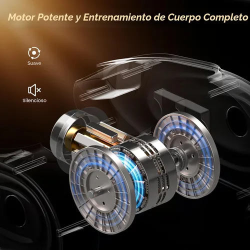 Miniatura 2 de Máquina elíptica para debajo del escritorio, ejercitador elíptico eléctrico de piernas para personas mayores con 15 velocidades ajustables, máquina