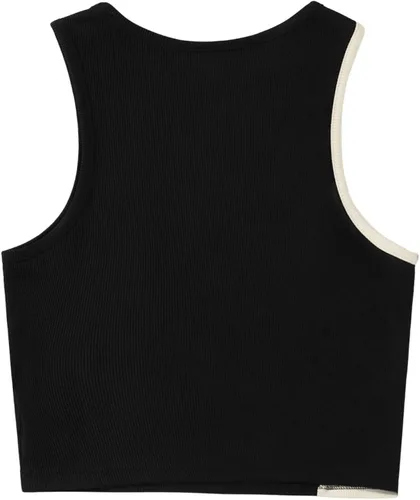 Miniatura 2 de SweatyRocks Camiseta sin mangas de punto acanalado de verano para mujer