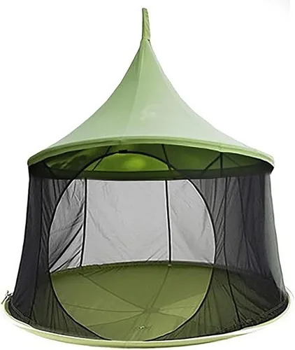 Vivere Cacoon Reto - Cápsula colgante de lona de poliéster para múltiples personas, incluye cuerda para colgar y mosquetón, capacidad de peso de 440