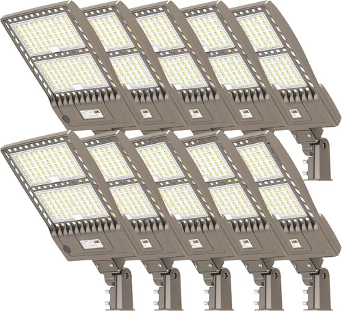 Miniatura 10 de Luces LED de estacionamiento de 480 V 150 W 21000 LM LED Shoebox Pole Lights Fixture 400W HID/HPS Reemplazo 5000K IP65 AC 277-480V UL Listado