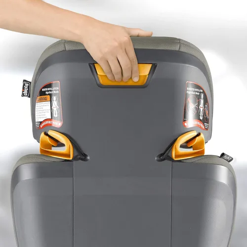 Miniatura 10 de Chicco KidFit Zip Plus Asiento Elevador para Auto 2 en 1 con Posicionamiento de Cinturón, Asiento Elevador sin Respaldo y con Respaldo Alto