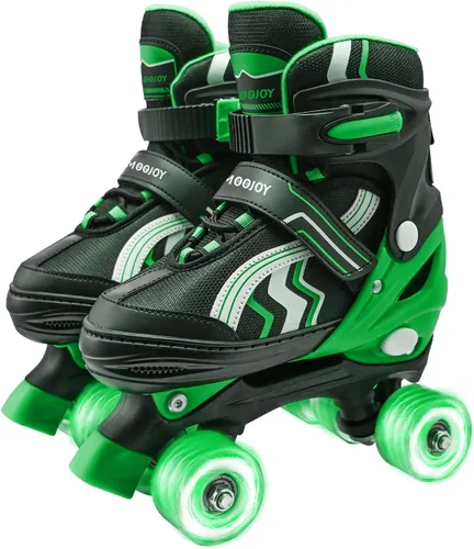 Miniatura 8 de Patines ajustables para niños y niñas, con todas las ruedas iluminadas de 5 a 8 años y 8 a 12 años, para principiantes en deportes al aire libre e