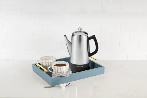 Miniatura 3 de Cuisinart Cafetera eléctrica clásica, para 12 tazas, PRC-12N, de acero inoxidable