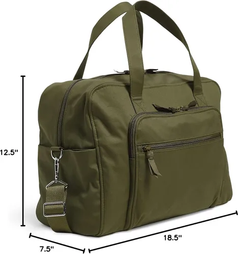 Miniatura 6 de Vera Bradley - Bolsa de viaje de fin de semana Weekender de algodón para mujer