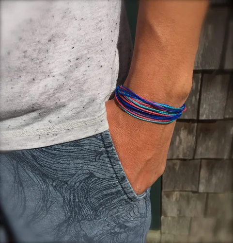 Miniatura 68 de Rumi Sumaq Pulsera de concientización para hombres, mujeres y niños – Pulsera de apoyo tejida ajustable anudada a mano – Pulsera de conciencia sutil