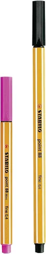 Miniatura 4 de STABILO - point 88 Mini - Fineliner - Pack de 8 - Colores surtidos Multicolor