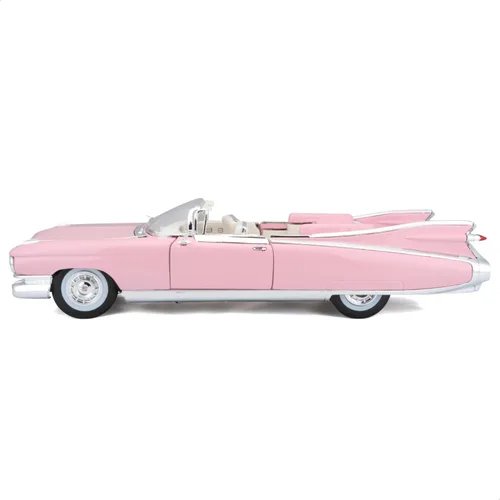 Miniatura 6 de 1959 Cadillac Eldorado Biarritz Convertible, Rosa - Maisto Premiere 36813-Modelo de coche de juguete de metal fundido a escala 1/18 por Maisto