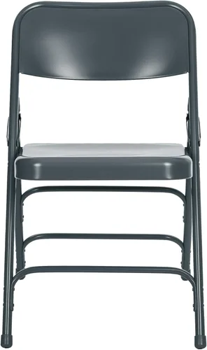 Miniatura 4 de OEF Furnishings Triple Brace Silla plegable de acero, azul