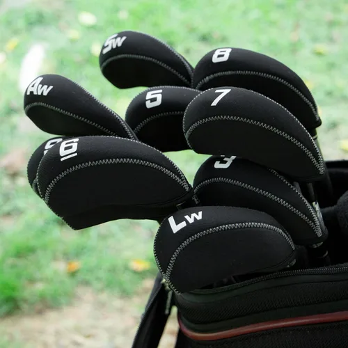 Miniatura 4 de Fundas de Hierro de Golf para Palos de Golf Juego de Fundas de Hierro de Golf de Neopreno 11pcs/10pcs Fundas para Cabezas de Hierro de Golf Fundas