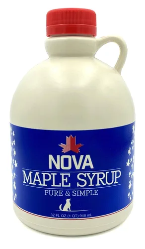 Miniatura 5 de Nova Maple Syrup - Jarabe de arce puro de grado A (medio galón)