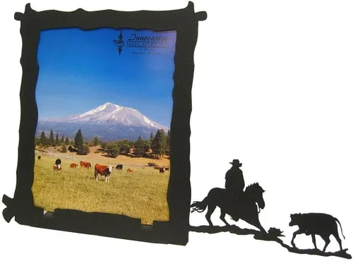 Miniatura 20 de Innovative Fabricators, Inc. American Steel Farm & Ranch - Marco de fotos, tractor de tracción en las cuatro ruedas, paisaje de 5 x 7, fabricado