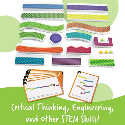 Miniatura 10 de Pista magnética para bolitas Learning Resources Tumble Trax