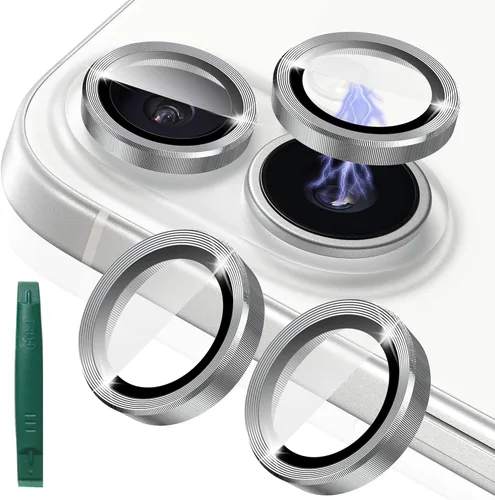 Miniatura 13 de Compatible con iPhone 12 mini (5.4 pulgadas)/iPhone 12 (6.1 pulgadas), accesorios para protector de lente de cámara, alta definición, antiarañazos