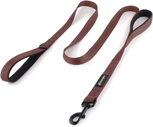 Miniatura 15 de Correa de perro de doble asa Plutus Pet de 6 pies, resistente, reflectante, correa de perro de doble asa para seguridad y entrenamiento, para perros