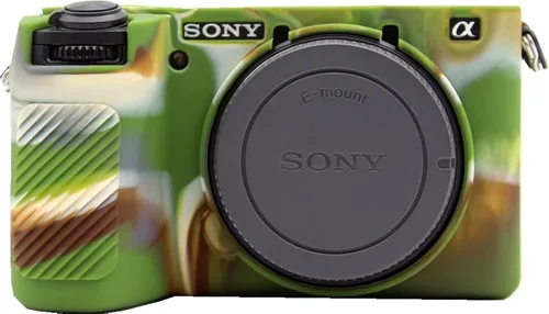 Miniatura 12 de Funda para cámara A6700, funda de silicona delgada y ligera para Sony Alpha A6700 (negro, glaseado)