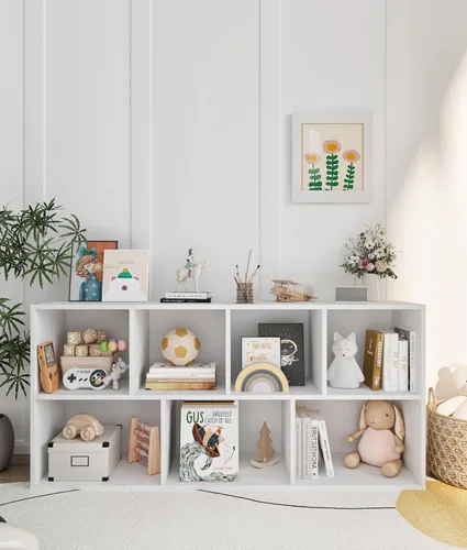 Miniatura 9 de Montessori - Estantería para libros, organizador de almacenamiento de juguetes para niños pequeños, para aula, sala de juegos, habitación de niños
