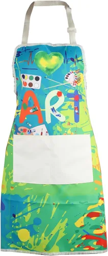 MBMSO Delantal de pintor de artista con bolsillos, regalo para pintores de arte, regalo para amantes del arte, regalo para profesores de arte,