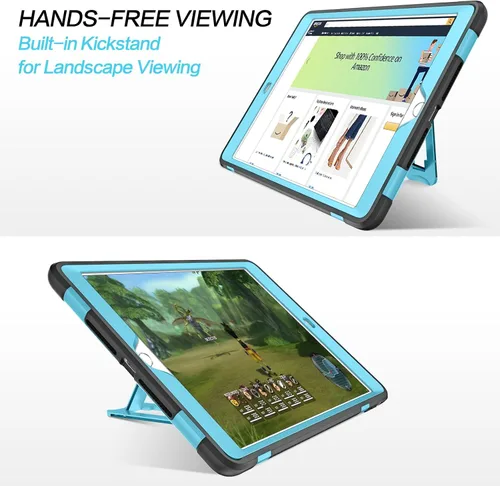 Miniatura 4 de BENTOBEN Funda para iPad de 9ª generación, funda para iPad de 8ª generación, funda para iPad de 7ª generación, iPad 10.2 2021/2020/2019, funda
