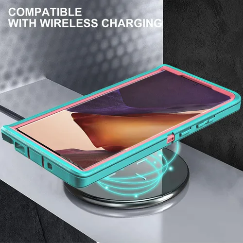 Miniatura 6 de YKHJKLEC Funda para Samsung Galaxy Note 20 Ultra, con 2 piezas [protector de pantalla de TPU flexible autorreparable y protector de lente de cámara]