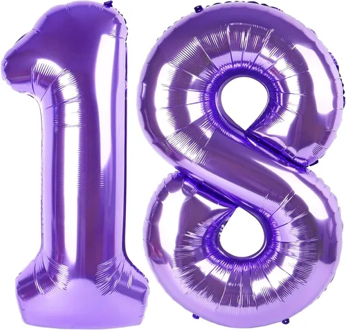 Miniatura 252 de Globo de cumpleaños número 4 dorado de 40 pulgadas, globos gigantes del número cuatro 14 24 34 40 44 2024, globos grandes de lámina de mylar para Oro