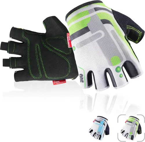 Cycling Gloves Bike Gloves.Mesh Light Weight Glove High Elastic Half Finger Road Bicycle Gloves 3MM Foam Pad for Men Women for Daily use