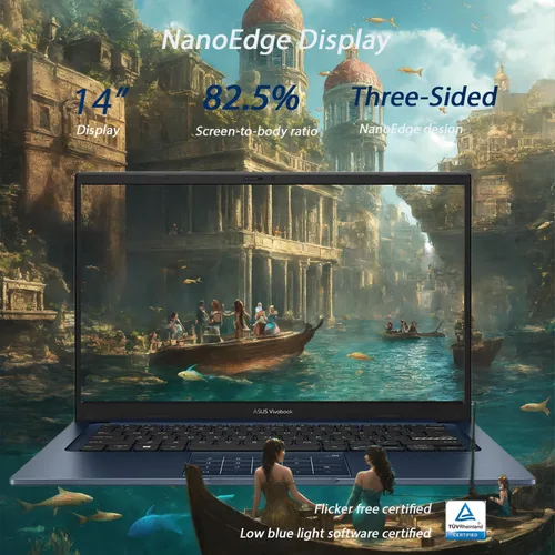 Miniatura 3 de ASUS VivoBook Laptop 2026 Edition Procesador Intel de 13ª generación de 6 núcleos de hasta 4.5 GHz (Supera al i7-1195G7) 8 GB de RAM SSD PCIe