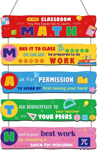 Miniatura 7 de Harloon Decoraciones para el aula, signo de historia, reglas de clase, inspirador, educativo, arte de pared, literatura, estudios sociales