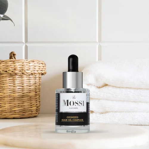 Miniatura 2 de The Mossi London Aceite de cuero cabelludo ozonizado, complejo de crecimiento capilar, aceite capilar para cuero cabelludo seco, aceite