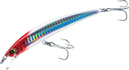 Yo-Zuri Señuelo flotante Crystal Minnow Holographic Redhead