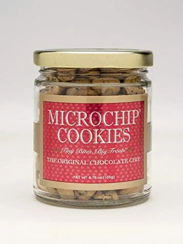 Miniatura 4 de Las galletas con chispas de chocolate más pequeñas y irresistibles del mundo, regala microchips gourmet, mini galletas frescas de 5 onzas en caja