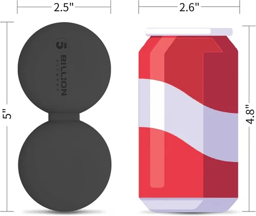 Miniatura 4 de 5BILLION - Pelota de masaje de cacahuete – Bola de masaje de lacrosse doble y pelota de movilidad para terapia física – Herramienta de masaje