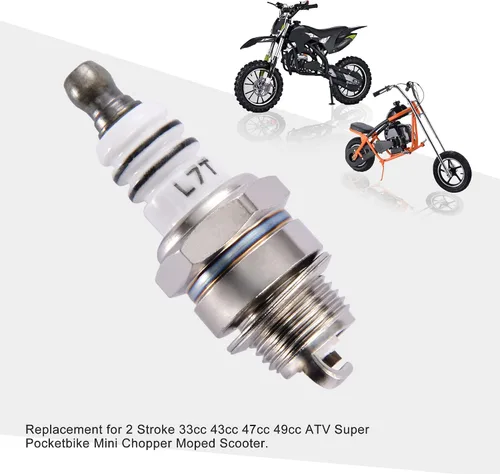 Miniatura 6 de GOOFIT L7T Bujía para 2 tiempos 33cc 43cc 47cc 49cc Pocket Bike Mini Chopper