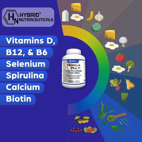 Miniatura 3 de MiracleMulti Best Multivitamínico para hombres, suplemento vitamínico y mineral con probióticos, mezcla de enzimas superalimentarias: apoyo