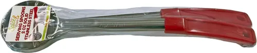 Miniatura 3 de Cuchara de servir de acero inoxidable para control de porciones, paquete de 2 (2 onzas, sólida)