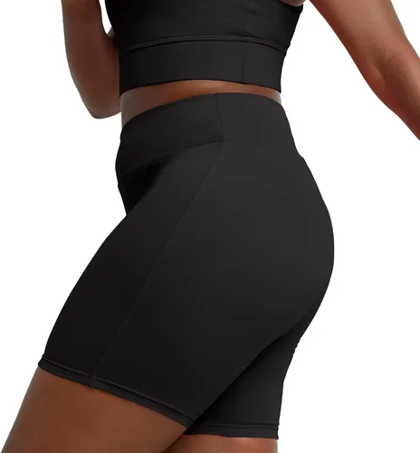 Miniatura 3 de Hanes Pantalones cortos de ciclismo elásticos para mujer, pantalones cortos deportivos de algodón para mujer, entrepierna de 7 pulgadas