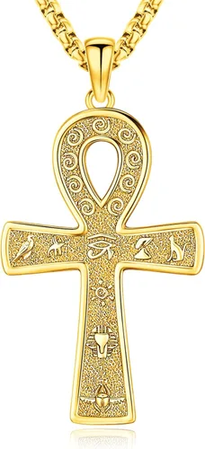 Miniatura 10 de Collar de pentagrama de plata de ley con triple luna, diosa celta, nudo celta, nudo de brujas, Ankh, sol y luna, Hécate, lilith, Santa Muerte