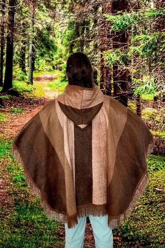 Miniatura 6 de Poncho de alpaca súper cómodo