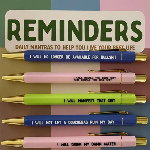 Miniatura 10 de Juego de 5 bolígrafos divertidos para enfermera, bolígrafos divertidos de tinta negra, bolígrafos de enfermería para enfermeras, médicos