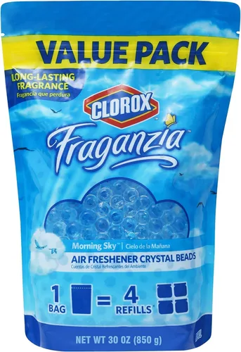 Miniatura 5 de Clorox Fraganzia Crystal Beads Ambientador con aroma hawaiano de escape, desodorante de habitación de larga duración, cuentas de gel eliminador