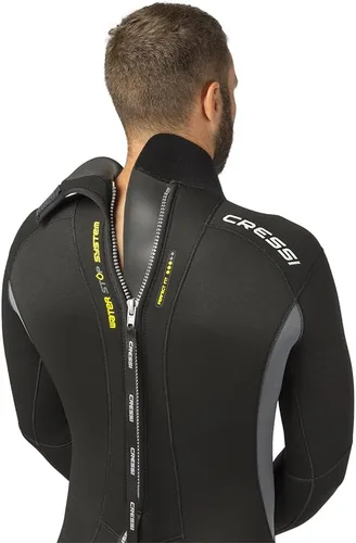 Miniatura 6 de Cressi Traje de neopreno completo para hombre con cremallera trasera para buceo y actividades acuáticas - Rápido 0.197 in: diseñado en Italia