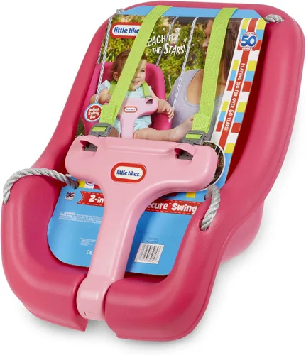 Miniatura 4 de Little Tikes Columpio 2-en-1 ajustado y seguro, Magenta