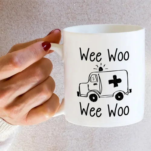 Miniatura 5 de Retreez Divertida taza paramédica de regalo ambulancia EMT médico de primera respuesta 11 oz tazas de café de cerámica – sarcasmo sarcasmo
