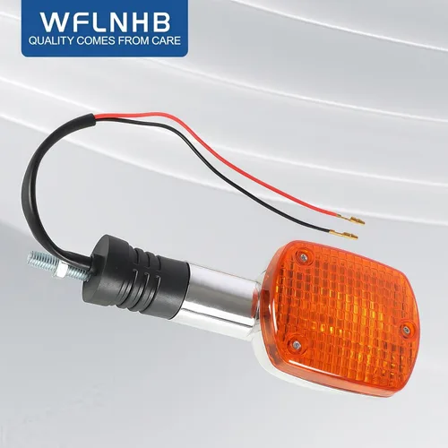Miniatura 2 de WFLNHB 2 unids motocicleta intermitentes intermitentes luz de repuesto para Honda VTX Steed Magna 250 400 750
