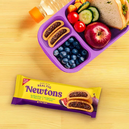 Miniatura 13 de Newtons Soft & Fruit - Galletas masticables de higo, (barras de higo), 120 paquetes de bocadillos (1 galleta por paquete)