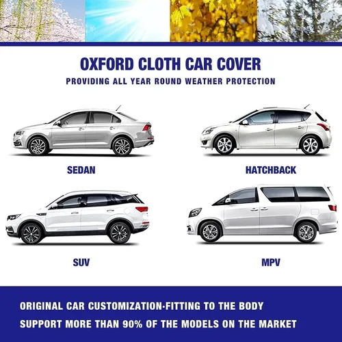 Miniatura 6 de Funda completa de automóvil compatible con Audi Q2/Q3/Q4/Q5/Q6/Q7/Q8, para exteriores, impermeable, transpirable, grande, con cremallera, cubierta