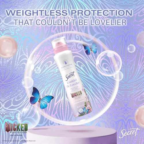 Miniatura 3 de Secret Desodorante en aerosol antitranspirante para mujer, No Podría Ser Más Encantador, 3X Protección contra el sudor, 72 horas de protección