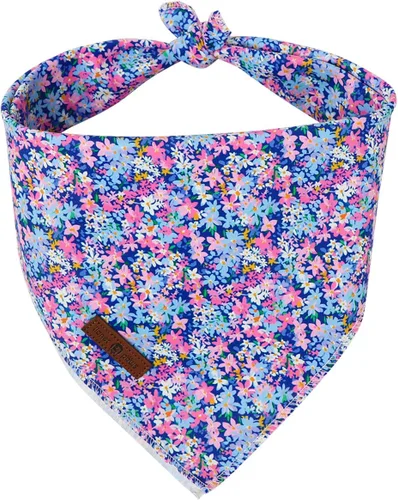 Miniatura 28 de lionet paws Bandana de conejo de Pascua para perros pequeños, medianos y grandes, pañuelo triangular para perros y gatos, bufanda para niñas y niños