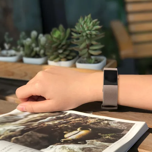 Miniatura 4 de Tobfit Paquete de 6 correas deportivas compatibles con Fitbit Charge 2 bandas para mujeres y hombres, correas impermeables de silicona suave